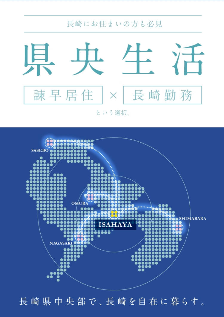 長崎県中央部で、長崎を自在に暮らす